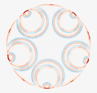 Figure: DNANF cross-section image with core region geometry analysis overlay